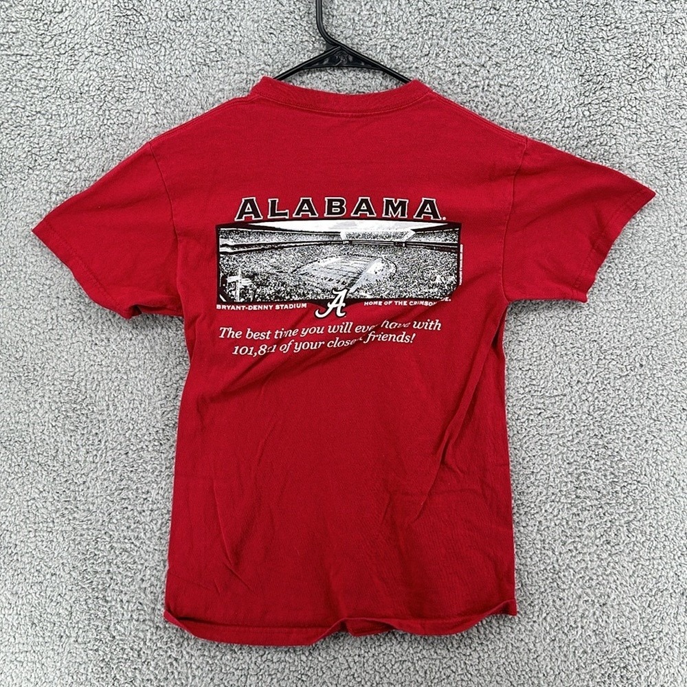Alabama Crimson Tide Bryant-Denny Stadium T-Shirt Red Graphic Tee Women Small